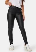 BUBBLEROOM High Waist Slim Coated Jeans  Black 38