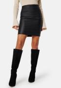 Pieces Pcparo HW Coated Skirt Black L