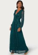 AngelEye Long Sleeve Sequin Dress Emerald XS (UK8)