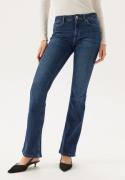 ONLY Blush Mid Flared Denim Dark Blue Denim XS/32