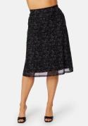 Happy Holly Serina mesh skirt Black / Floral 32/34