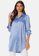 BUBBLEROOM Nicole long shirt Light blue 52