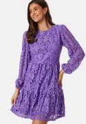 BUBBLEROOM Blanca lace dress Lavender 36