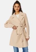 VILA Mersin Trenchcoat Sesame 38