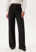 BUBBLEROOM Soft Suit Straight Trousers Black S