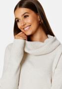 VERO MODA Doffy Cowlneck Knit Birch Detail:MELANGE M