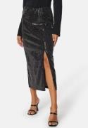 YAS Darkness HW Midi Skirt Black M