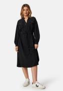 BUBBLEROOM Shaima Cargo Shirt Dress Black S