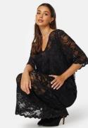VILA Vilorna 2/4 Lace Midi Dress Black 38