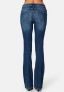 ONLY Blush Mid Flared Denim Dark Blue Denim S/32