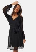 VILA Vifalia smock V-neck L/S dress Black 36