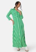 YAS Yassavanna Long Shirt Dress Green/Patterned S