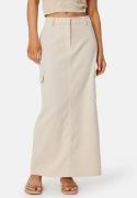 BUBBLEROOM Cargo Maxi Skirt Beige L