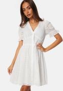 BUBBLEROOM Broderi Anglaise Dress White 40