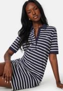 GANT Striped Shield Pique Dress Blue L