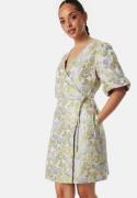 YAS Yaspanja SS Wrap Dress Patterned L