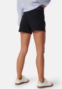 VERO MODA Vmtess mid rise short denim shorts Black Denim L