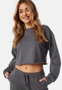 BUBBLEROOM Relaxed Cropped Sweater Dark grey M