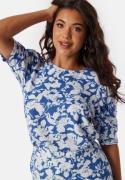 VERO MODA Vmfrej 2/4 kerry top Blue/White/Floral XL