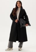 BUBBLEROOM Shawl Collar Coat Black XS