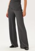 BUBBLEROOM Structure Wide Trousers Dark grey XS