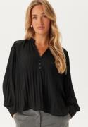 ONLY Onlronja Life L/S V-Neck Plisse Black S