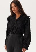 ONLY Onlcammie L/S FRILL TOP  Frill Black L