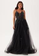 Christian Koehlert Tulle Evening Dress Phantom Black 40