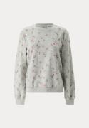 ONLY Onlchristmas L/S O-NECK O-neck Light Grey Melange Aop:hearts L