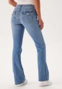 ONLY Onlblush Mw Back Pock Fla  Medium Blue Denim L/32