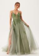 Christian Koehlert Tulle Evening Dress Peppermint Green 38