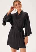 BUBBLEROOM Frill Robe  Black 44/46