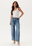 ONLY Onlgianna Mw Straight Dnm Medium Blue Denim 33/32