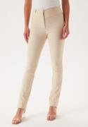 BUBBLEROOM Everly High Waist Stretchy Trousers Light beige 50