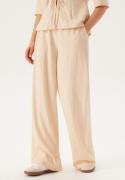 Happy Holly Soft Wide Leg Pants Light beige 44/46