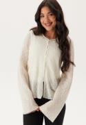 Happy Holly Trumpet Sleeve Lace Cardigan Offwhite 48/50