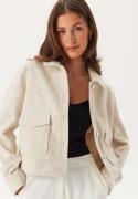 VILA Vijumpy L/S SHORT JACKET - NOOS Super Light Natural Me 42