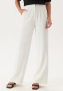 Happy Holly High Waist Wide Suit Pants Cream 36