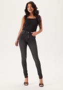 BUBBLEROOM High Full length Superstretch Jeans Dark grey 42