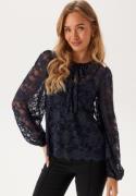 Happy Holly Lace Top Navy 40/42