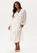 Happy Holly Soft Broderie Anglaise Dress Offwhite 40/42