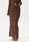 BUBBLEROOM Lace Skirt Brown S