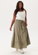 Happy Holly Linen Maxi Skirt Khaki green 40/42