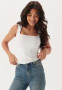 BUBBLEROOM Square Neck Top White S