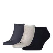 Puma Strumpor 3P Sneaker Socks Marin/Grå Strl 39/42