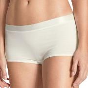 Calida Trosor Cate Regular Satin Shorts Creme bomull Large Dam