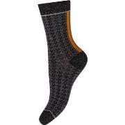 Hype the Detail Strumpor Socks Svart/Orange Strl 37/41 Dam