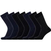 JBS Strumpor 7P Bamboo Socks Svart/Blå Strl 45/48