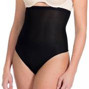 Magic Trosor Hi Waist Thong Svart polyester X-Large Dam