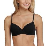 Schiesser BH Pure Cotton Underwire Bra Svart bomull B 75 Dam